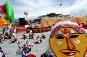 dance on potala square